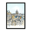 Old Town & St Giles Framed Print Essential Edinburgh A3 (297 X 420 mm) / Black / No Mount (All Art) Framed Print