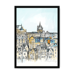 Old Town & St Giles Framed Print Essential Edinburgh A3 (297 X 420 mm) / Black / No Mount (All Art) Framed Print