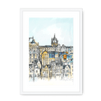 Old Town & St Giles Framed Print Essential Edinburgh A3 (297 X 420 mm) / White / White Mount Framed Print