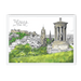 Calton Hill Edinburgh Framed Print Essential Edinburgh A3 (297 X 420 mm) / White / No Mount (All Art) Framed Print