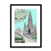 Scott Monument Edinburgh Framed Print Essential Edinburgh A3 (297 X 420 mm) / Black / White Mount Framed Print