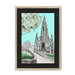 Scott Monument Edinburgh Framed Print Essential Edinburgh A3 (297 X 420 mm) / Natural / Black Mount Framed Print