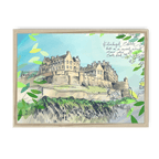 Edinburgh Castle Framed Print Essential Edinburgh A3 (297 X 420 mm) / Natural / No Mount (All Art) Framed Print