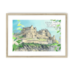 Edinburgh Castle Framed Print Essential Edinburgh A3 (297 X 420 mm) / Natural / White Mount Framed Print