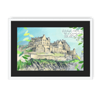 Edinburgh Castle Framed Print Essential Edinburgh A3 (297 X 420 mm) / White / Black Mount Framed Print