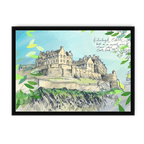 Edinburgh Castle Framed Print Essential Edinburgh A3 (297 X 420 mm) / Black / No Mount (All Art) Framed Print