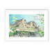 Edinburgh Castle Framed Print Essential Edinburgh A3 (297 X 420 mm) / White / White Mount Framed Print