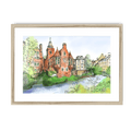 Water Of Leith & Dean Village Framed Print Essential Edinburgh A3 (297 X 420 mm) / Natural / White Mount Framed Print
