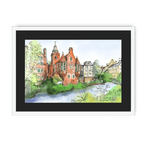 Water Of Leith & Dean Village Framed Print Essential Edinburgh A3 (297 X 420 mm) / White / Black Mount Framed Print