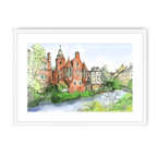 Water Of Leith & Dean Village Framed Print Essential Edinburgh A3 (297 X 420 mm) / White / White Mount Framed Print
