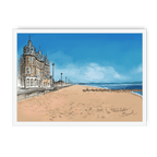 Portobello Beach Framed Print Essential Edinburgh A3 (297 X 420 mm) / White / No Mount (All Art) Framed Print