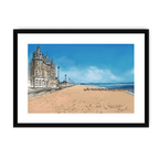 Portobello Beach Framed Print Essential Edinburgh A3 (297 X 420 mm) / Black / White Mount Framed Print