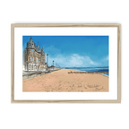 Portobello Beach Framed Print Essential Edinburgh A3 (297 X 420 mm) / Natural / White Mount Framed Print