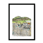 Arthurs Seat & The Crags Framed Print Essential Edinburgh A3 (297 X 420 mm) / Black / White Mount Framed Print