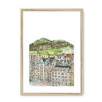 Arthurs Seat & The Crags Framed Print Essential Edinburgh A3 (297 X 420 mm) / Natural / White Mount Framed Print