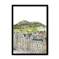 Arthurs Seat & The Crags Framed Print Essential Edinburgh A3 (297 X 420 mm) / Black / No Mount (All Art) Framed Print