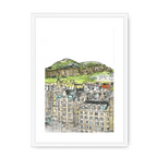 Arthurs Seat & The Crags Framed Print Essential Edinburgh A3 (297 X 420 mm) / White / White Mount Framed Print