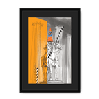 Duke Of Wellington Framed Print Glasgow Kisses A3 (297 X 420 mm) / Black / Black Mount Framed Print