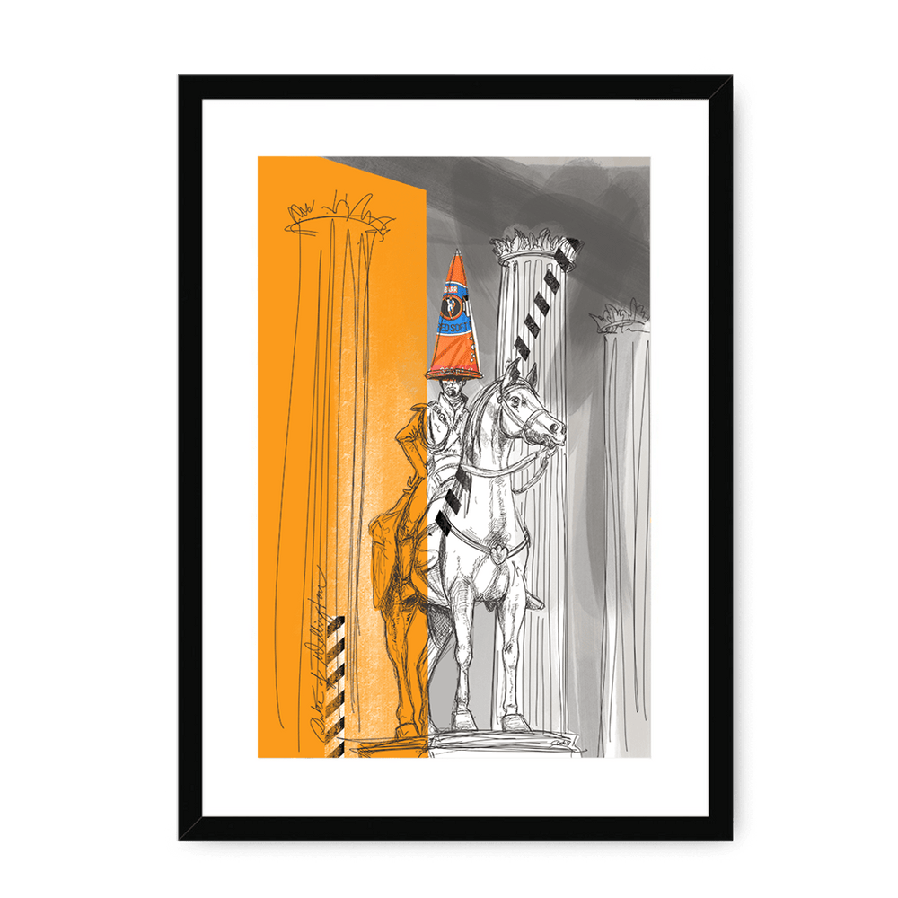 Duke Of Wellington Framed Print Glasgow Kisses A3 (297 X 420 mm) / Black / White Mount Framed Print