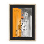 Duke Of Wellington Framed Print Glasgow Kisses A3 (297 X 420 mm) / Natural / Black Mount Framed Print