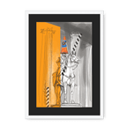 Duke Of Wellington Framed Print Glasgow Kisses A3 (297 X 420 mm) / White / Black Mount Framed Print