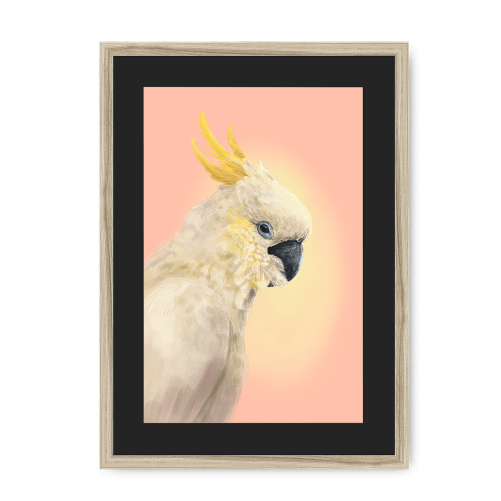 CockaTwos White Framed Print CockaTwos A3 (297 X 420 mm) / Natural / Black Mount Framed Print