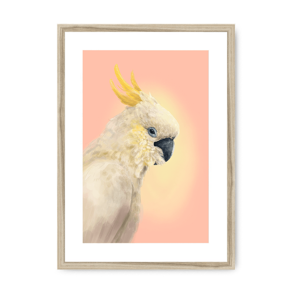 CockaTwos White Framed Print CockaTwos A3 (297 X 420 mm) / Natural / White Mount Framed Print