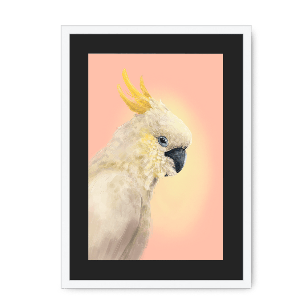 CockaTwos White Framed Print CockaTwos A3 (297 X 420 mm) / White / Black Mount Framed Print