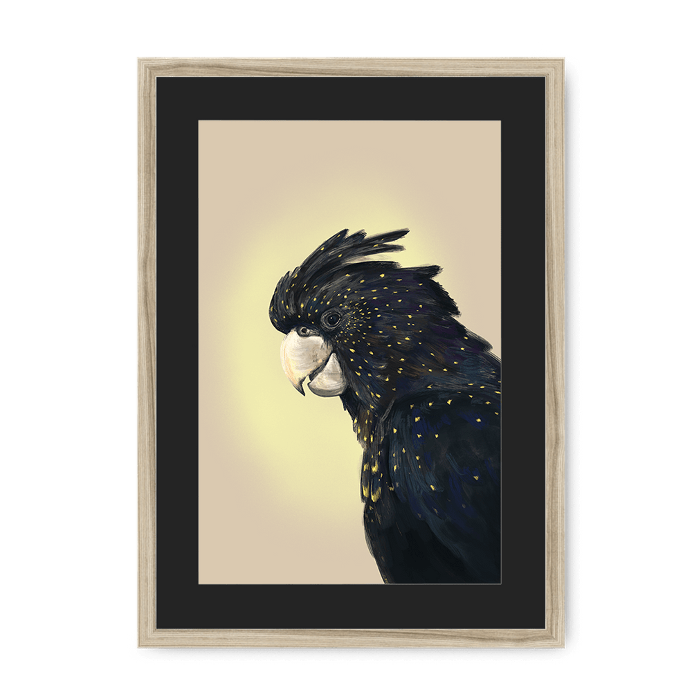 CockaTwos Black Framed Print CockaTwos A3 (297 X 420 mm) / Natural / Black Mount Framed Print