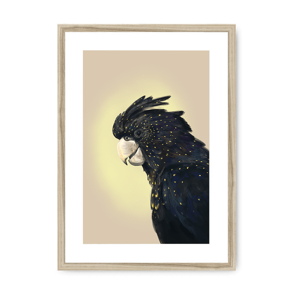 CockaTwos Black Framed Print CockaTwos A3 (297 X 420 mm) / Natural / White Mount Framed Print