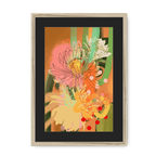 Chromatose Botanica - Cacti Framed Print Chromatose A3 (297 X 420 mm) / Natural / Black Mount Framed Print