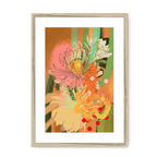 Chromatose Botanica - Cacti Framed Print Chromatose A3 (297 X 420 mm) / Natural / White Mount Framed Print