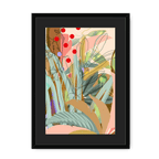 Chromatose Botanica - Bells & Bog Framed Print Chromatose A3 (297 X 420 mm) / Black / Black Mount Framed Print
