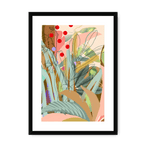 Chromatose Botanica - Bells & Bog Framed Print Chromatose A3 (297 X 420 mm) / Black / White Mount Framed Print