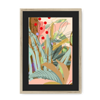 Chromatose Botanica - Bells & Bog Framed Print Chromatose A3 (297 X 420 mm) / Natural / Black Mount Framed Print