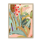 Chromatose Botanica - Bells & Bog Framed Print Chromatose A3 (297 X 420 mm) / Natural / No Mount (All Art) Framed Print