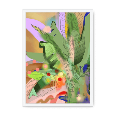 Chromatose Botanica - Banani-Banana Framed Print Chromatose A3 (297 X 420 mm) / White / No Mount (All Art) Framed Print