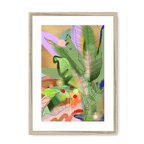 Chromatose Botanica - Banani-Banana Framed Print Chromatose A3 (297 X 420 mm) / Natural / White Mount Framed Print