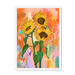 Chromatose Botanica - Sunflowers Framed Print Chromatose A3 (297 X 420 mm) / White / No Mount (All Art) Framed Print