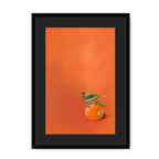 Tangerine Tanager Framed Print Sticky Beaks A3 (297 X 420 mm) / Black / Black Mount Framed Print