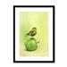 Apple Akekee Framed Print Sticky Beaks A3 (297 X 420 mm) / Black / White Mount Framed Print