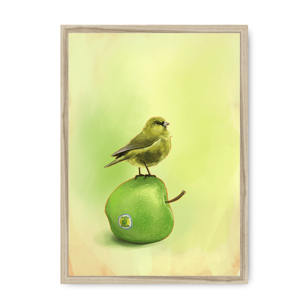 Apple Akekee Framed Print Sticky Beaks A3 (297 X 420 mm) / Natural / No Mount (All Art) Framed Print
