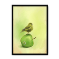 Apple Akekee Framed Print Sticky Beaks A3 (297 X 420 mm) / Black / No Mount (All Art) Framed Print