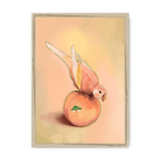 Peachy Parakeet Framed Print Sticky Beaks A3 (297 X 420 mm) / Natural / No Mount (All Art) Framed Print