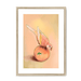 Peachy Parakeet Framed Print Sticky Beaks A3 (297 X 420 mm) / Natural / White Mount Framed Print