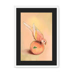 Peachy Parakeet Framed Print Sticky Beaks A3 (297 X 420 mm) / White / Black Mount Framed Print