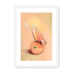 Peachy Parakeet Framed Print Sticky Beaks A3 (297 X 420 mm) / White / White Mount Framed Print
