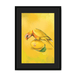 Lemon Lorikeet Framed Print Sticky Beaks A3 (297 X 420 mm) / Black / Black Mount Framed Print