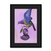 Plump Pigeon Framed Print Sticky Beaks A3 (297 X 420 mm) / Black / Black Mount Framed Print