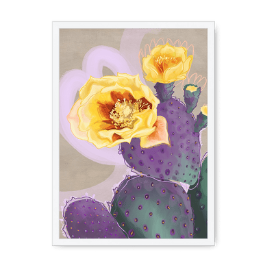 Purple Sundaze Framed Print Heat Flares A3 (297 X 420 mm) / White / No Mount (All Art) Framed Print